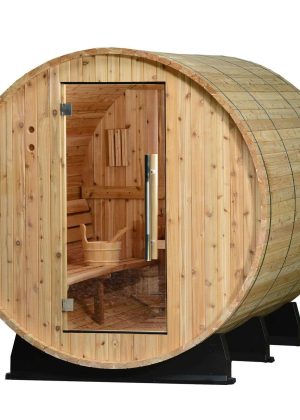 Almost Heaven Princeton 6 Person Classic Barrel Sauna