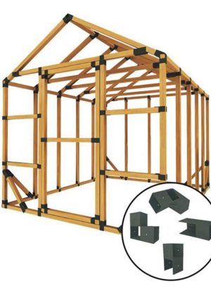 10 ft. W x 20 ft. D Custom DIY Greenhouse Kit by E-Z Frames